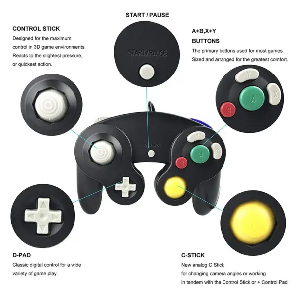 Wired Gamepad for Nintendo GameCube - Image 4