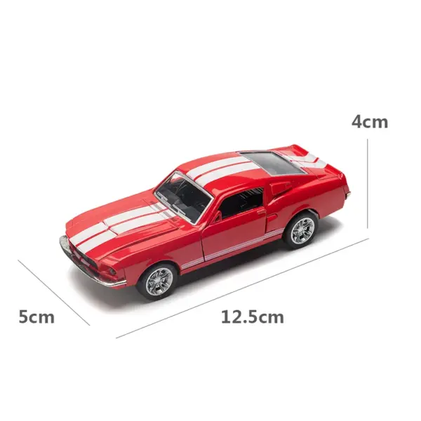 1:32 Alloy Diecast Mustang GT Vintage Car Model - Image 3