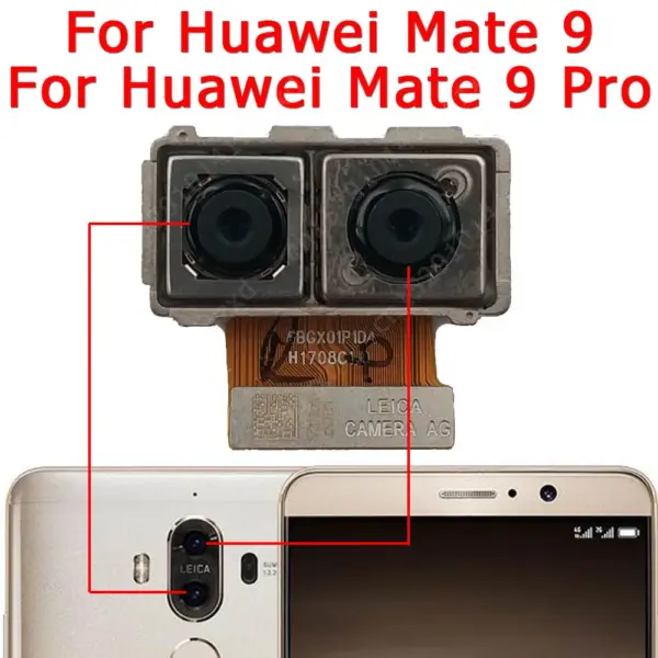 Huawei Mate 8 & 9 Rear & Front Camera Module Set - Image 6
