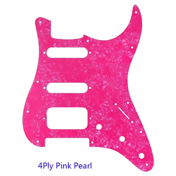 Feiman 11-Hole Guitar Pickguard for Fender Strat HSS - Image 23