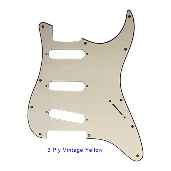 Custom 11-Hole Strat Guitar Pickguard for US Fender - Image 17