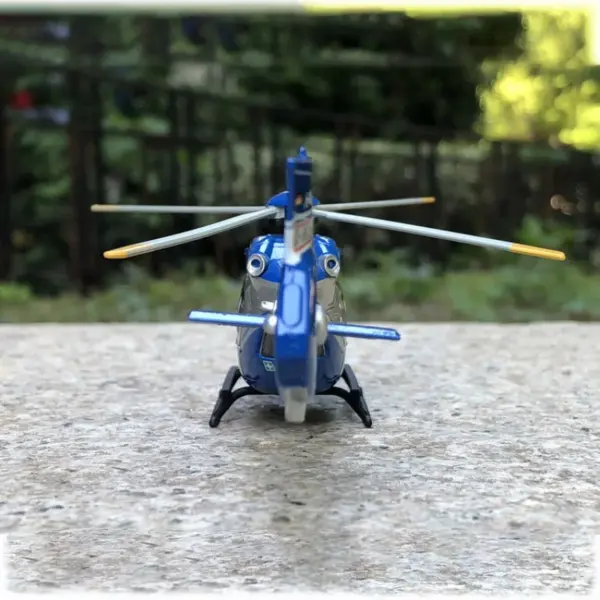Diecast H145 Police Helicopter Model 1/87 Scale - Image 5