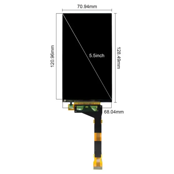 5.5 Inch 2K LS055R1SX04 LCD Panel for Sharp Displays - Image 2