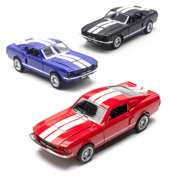 1:32 Alloy Diecast Mustang GT Vintage Car Model - Image 2