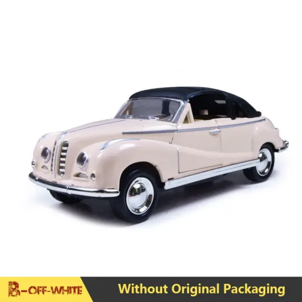 1:32 Alloy BMW Vintage Cabriolet Car Model - Image 26