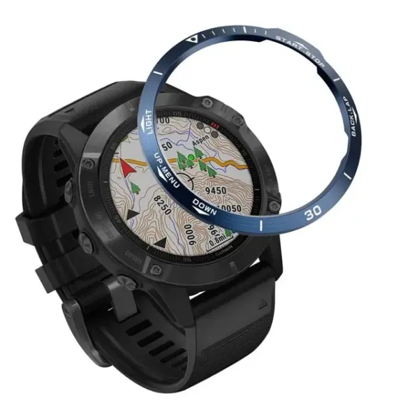 Stainless Steel Bezel Ring for Garmin Fenix 6x Pro Case - Image 7