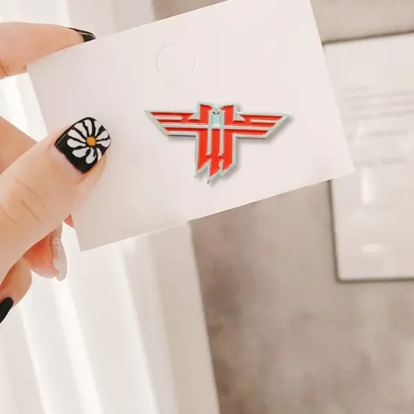 Wolfenstein Themed Enamel Badge Pin for Collectors - Image 3