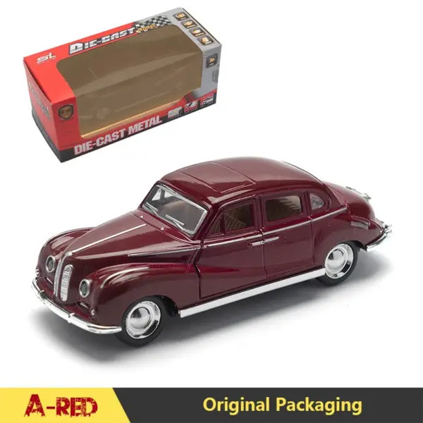 1:32 Alloy BMW Vintage Cabriolet Car Model - Image 21