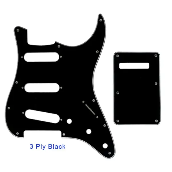 Pleroo SSS Guitar Pickguard with Back Plate for Fender Strat - Image 36