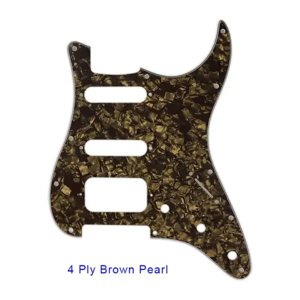 Feiman 11-Hole Guitar Pickguard for Fender Strat HSS - Image 36