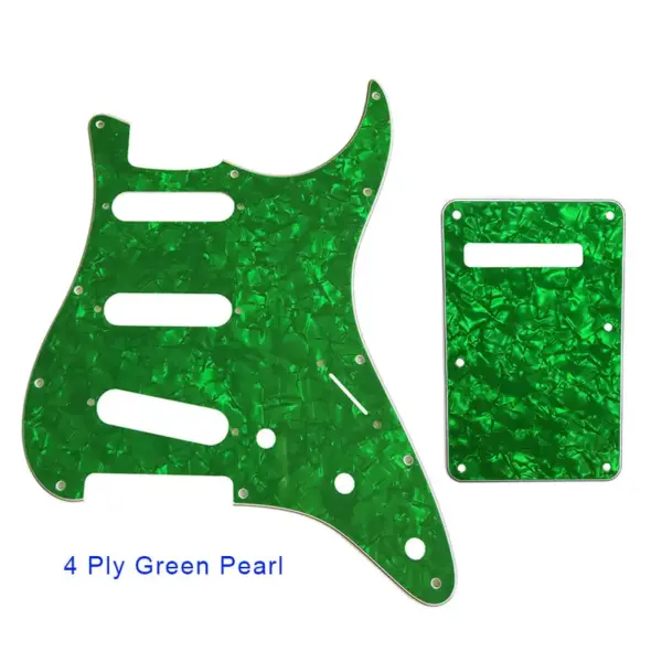 Pleroo SSS Guitar Pickguard with Back Plate for Fender Strat - Image 34