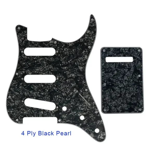 Pleroo SSS Guitar Pickguard with Back Plate for Fender Strat - Image 11
