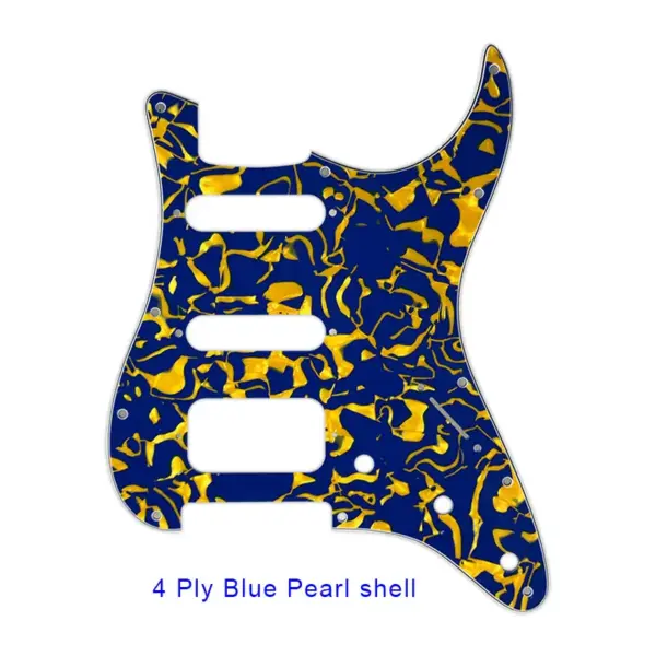 Feiman 11-Hole Guitar Pickguard for Fender Strat HSS - Image 30