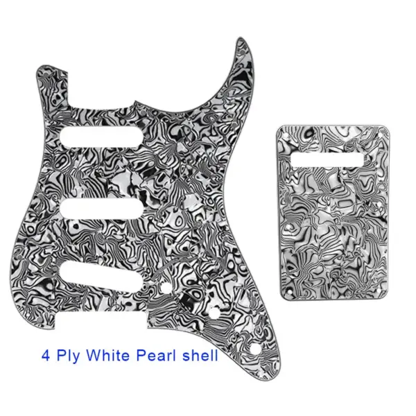Pleroo SSS Guitar Pickguard with Back Plate for Fender Strat - Image 23