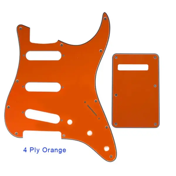 Pleroo SSS Guitar Pickguard with Back Plate for Fender Strat - Image 32