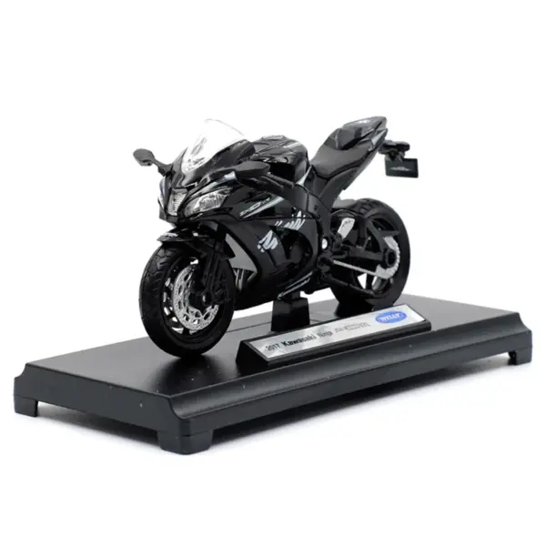 Welly 1:18 Kawasaki Ninja ZX10-RR Diecast Motorcycle Model - Image 3