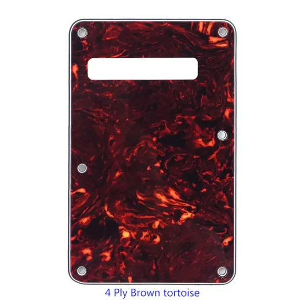 Fei Man Strat Guitar Tremolo Back Plate with Screws - Image 8