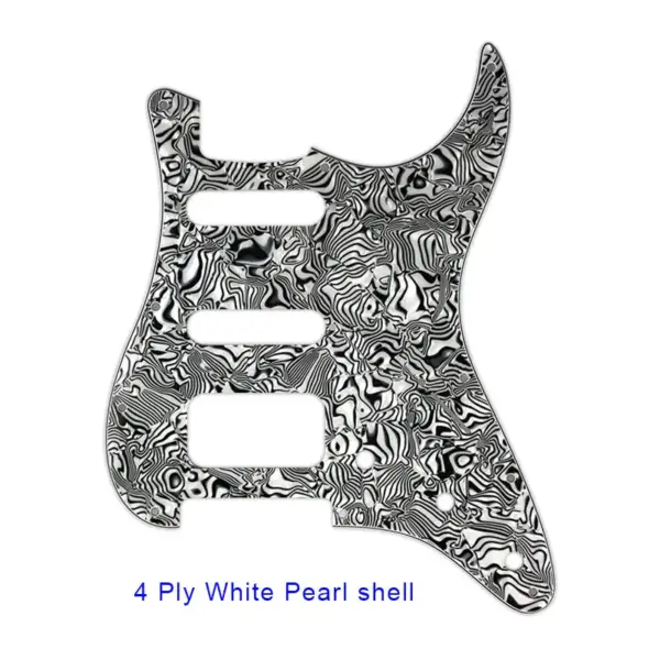 Feiman 11-Hole Guitar Pickguard for Fender Strat HSS - Image 14