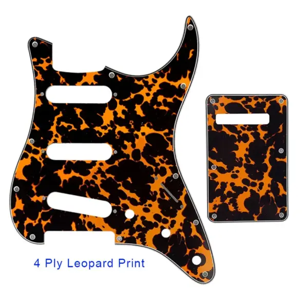 Pleroo SSS Guitar Pickguard with Back Plate for Fender Strat - Image 31