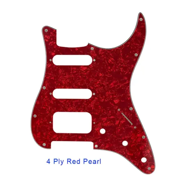Feiman 11-Hole Guitar Pickguard for Fender Strat HSS - Image 8
