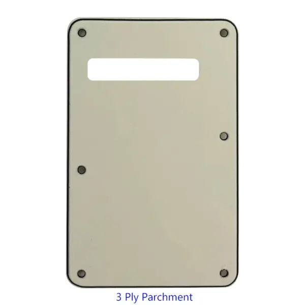 Fei Man Strat Guitar Tremolo Back Plate with Screws - Image 26