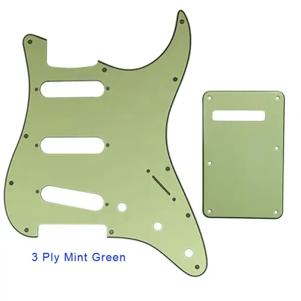 Pleroo SSS Guitar Pickguard with Back Plate for Fender Strat - Image 29