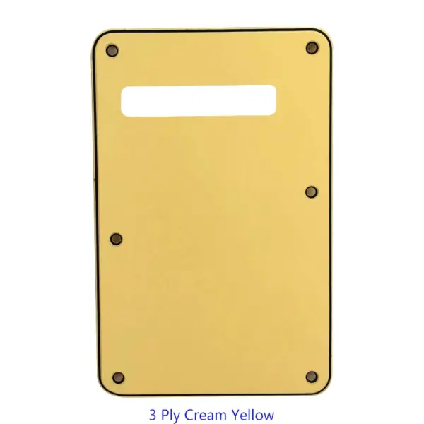 Fei Man Strat Guitar Tremolo Back Plate with Screws - Image 34