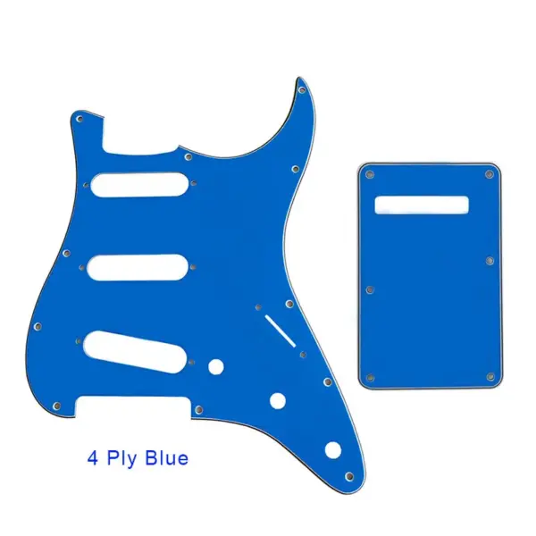 Pleroo SSS Guitar Pickguard with Back Plate for Fender Strat - Image 35