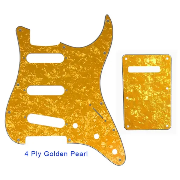 Pleroo SSS Guitar Pickguard with Back Plate for Fender Strat - Image 24