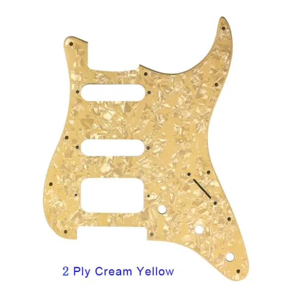 Feiman 11-Hole Guitar Pickguard for Fender Strat HSS - Image 15