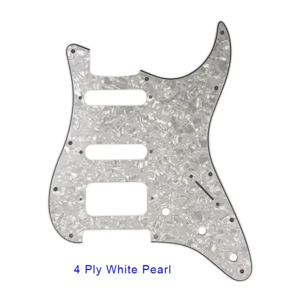 Feiman 11-Hole Guitar Pickguard for Fender Strat HSS - Image 13
