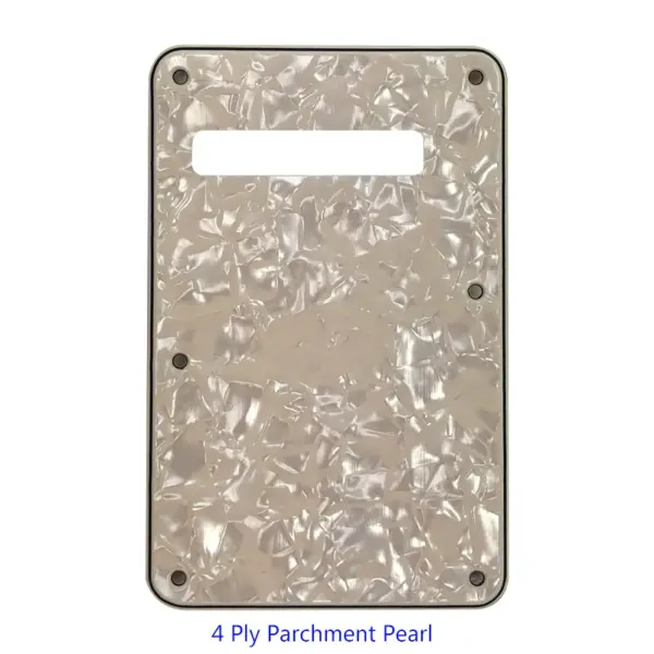 Fei Man Strat Guitar Tremolo Back Plate with Screws - Image 10