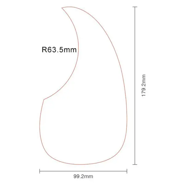 Fei Man MA5 Acoustic Guitar Pickguard Sticker - Image 4