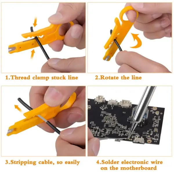 JCD Adjustable Temperature LCD Soldering Kit 80W - Image 6