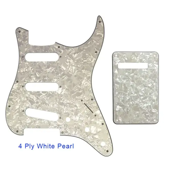 Pleroo SSS Guitar Pickguard with Back Plate for Fender Strat - Image 10