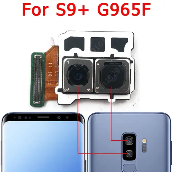 Samsung Galaxy S9 Plus G965F Back & Front Camera Module - Image 5