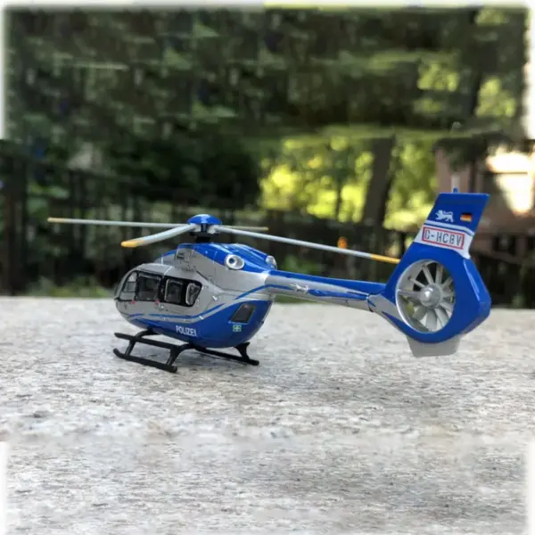 Diecast H145 Police Helicopter Model 1/87 Scale - Image 2