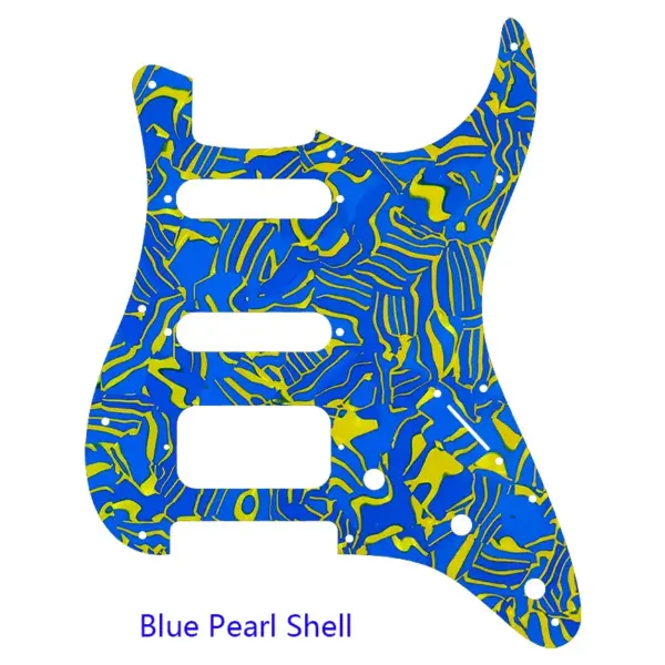 Feiman 11-Hole Guitar Pickguard for Fender Strat HSS - Image 16