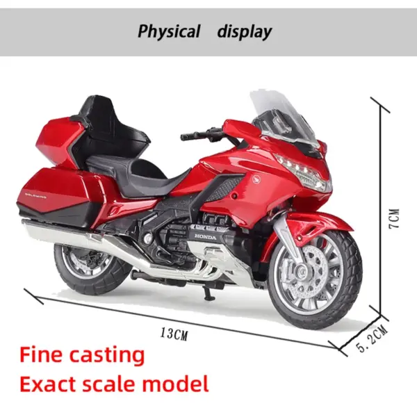 2020 Honda Gold Wing Diecast Motorcycle Model 1/18 - Image 2