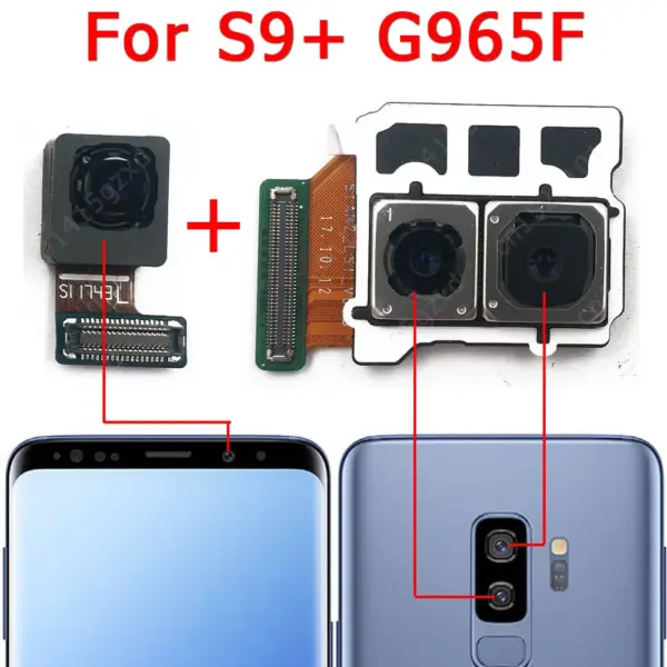 Samsung Galaxy S9 Plus G965F Back & Front Camera Module - Image 7