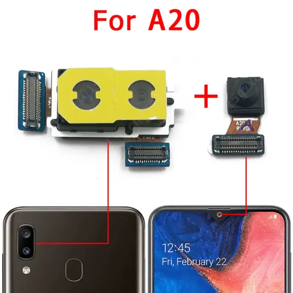 Samsung Galaxy A20 Rear & Front Camera Module Replacement - Image 6
