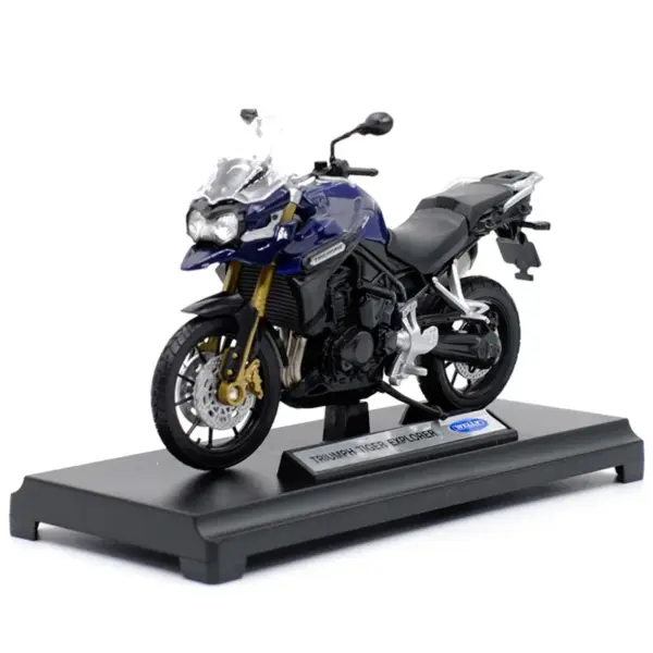 Welly 1:18 Triumph Tiger Explorer Diecast Motorcycle - Image 4