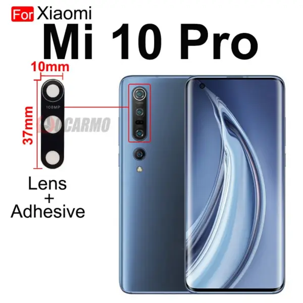 Aocarmo Xiaomi Mi 8-11 Rear Camera Lens Sticker - Image 13