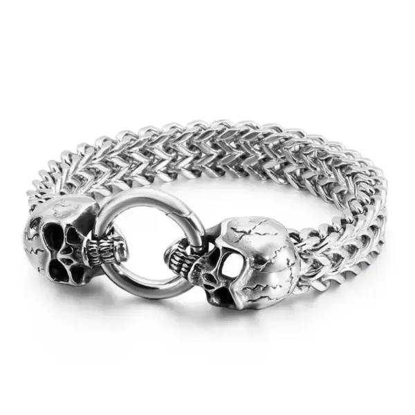 Vintage Nordic Wolf and Thor's Hammer Necklace for Men - Image 17