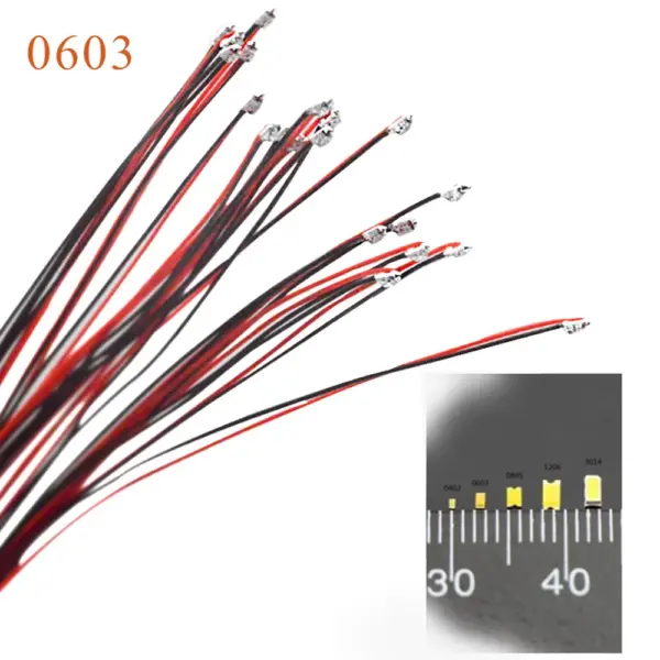 10pcs 0603 Micro LED Lights for Model Trains - Image 4