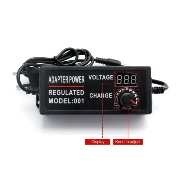 Adjustable 220V to 12V AC/DC Power Adapter for LED - Image 5