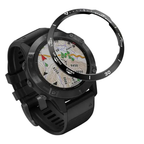 Stainless Steel Bezel Ring for Garmin Fenix 6x Pro Case - Image 11