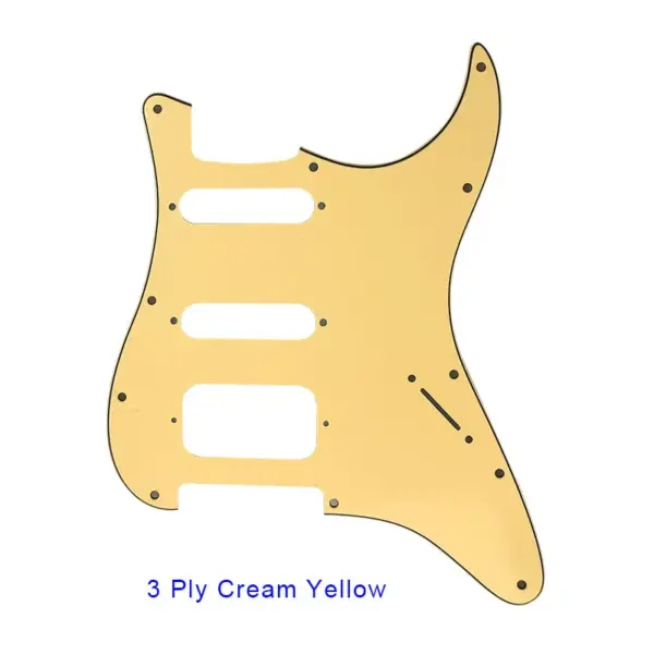 Feiman Fender Strat Pickguard HSS No Control Holes - Image 8