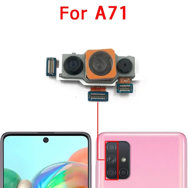 Samsung Galaxy A70/A70s/A71 Rear & Front Camera Module - Image 11