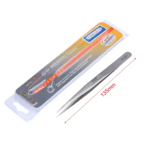 Vetus Stainless Steel Precision Tweezers AA-SA SS-SA 00-SA 6 Hbc86a383a7144b9fb1159f2113bd8cfeO